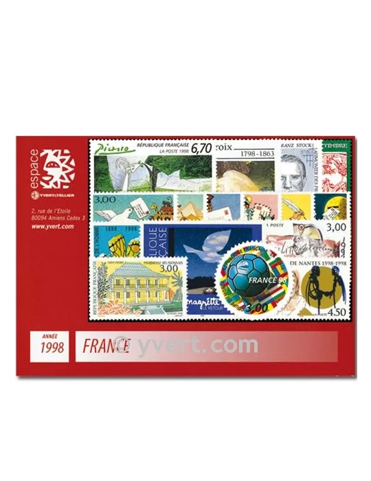 n° 3129/3210 - Timbre France Année complète (1998)