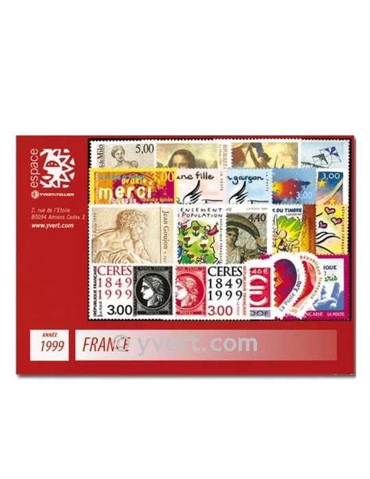 n° 3211/3293 - Timbre France Année complète (1999)