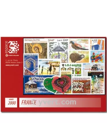 n° 3294/3366 - Timbre France Année complète (2000)