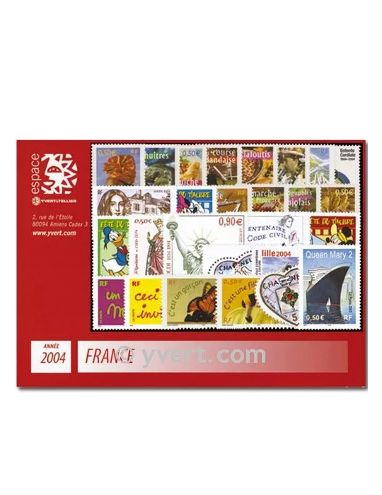 n° 3632/3730 - Timbre France Année complète (2004)