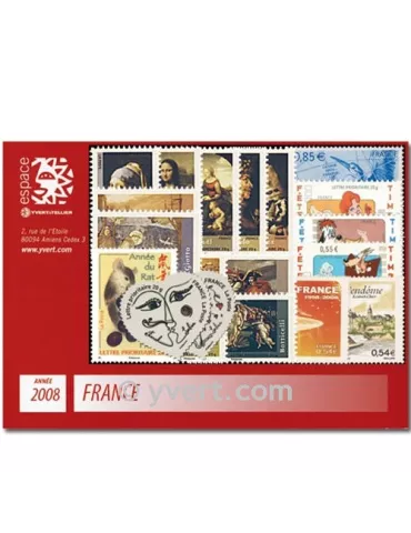n° 4127/4323 - Timbre France Année complète (2008)