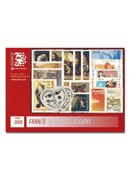 n° 4127/4323 - Timbre France Année complète (2008)