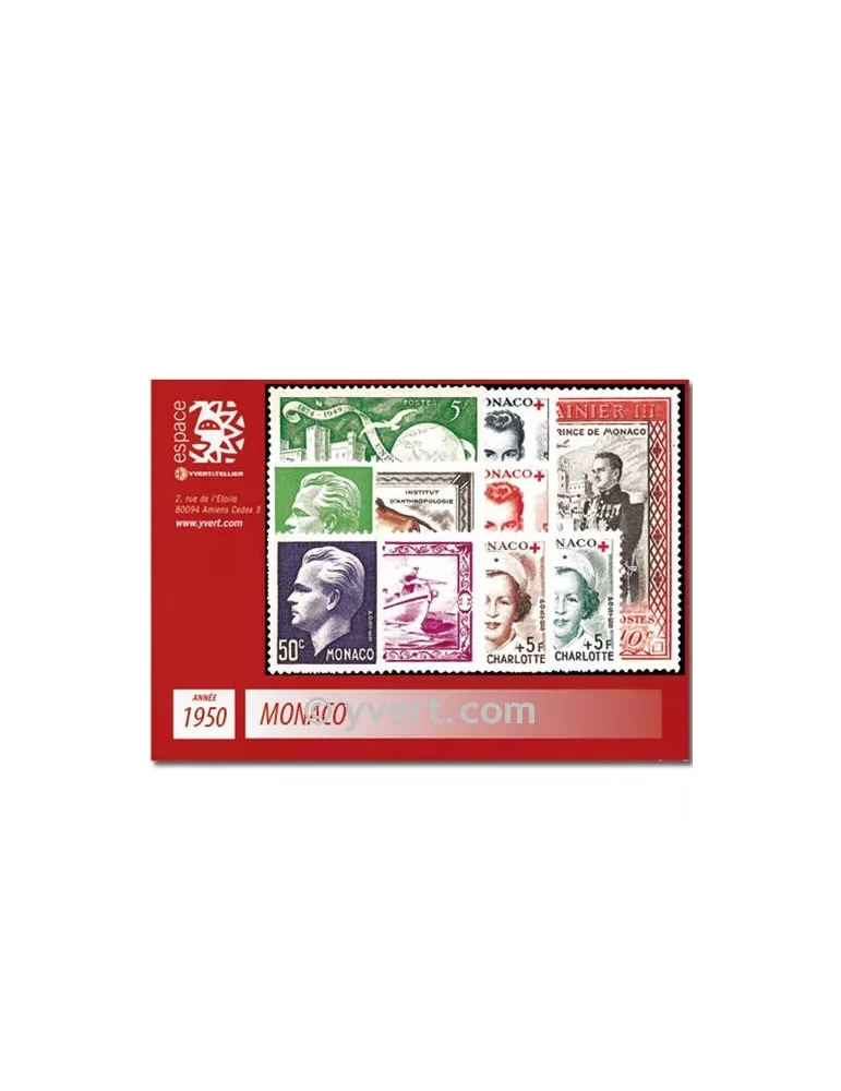 n° 338/350 - Timbre Monaco Année complète (1950)