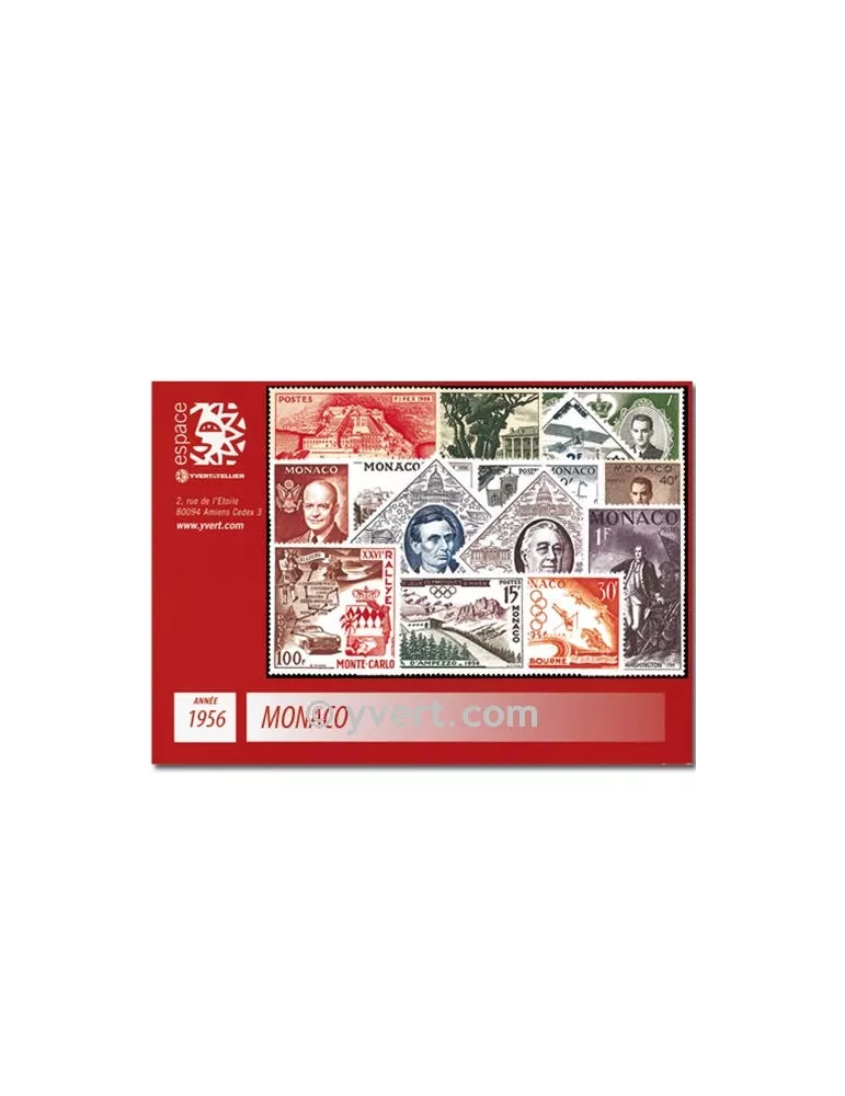 n° 441/477 - Timbre Monaco Année complète (1956)