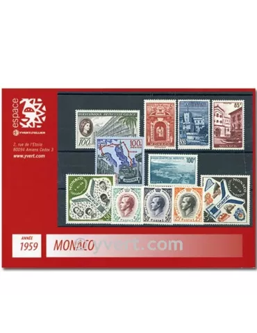 n° 503/522 - Timbre Monaco Année complète (1959)