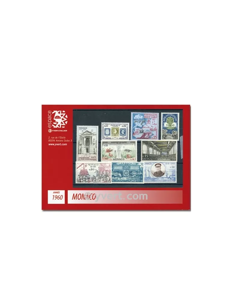 n° 523/550A - Timbre Monaco Année complète (1960)