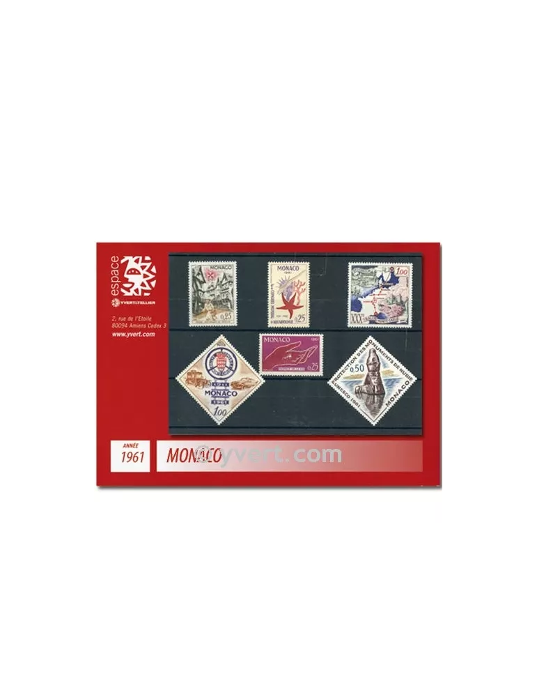 n° 551/570 - Timbre Monaco Année complète (1961)