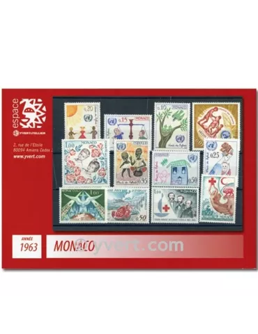 n° 599/635 - Timbre Monaco Année complète (1963)