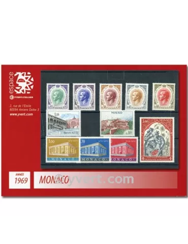 n° 772/808 - Timbre Monaco Année complète (1969)