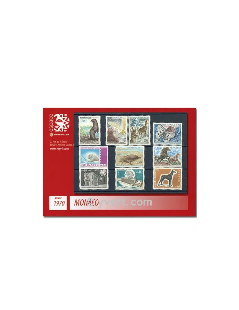 n° 809/846 - Timbre Monaco Année complète (1970)