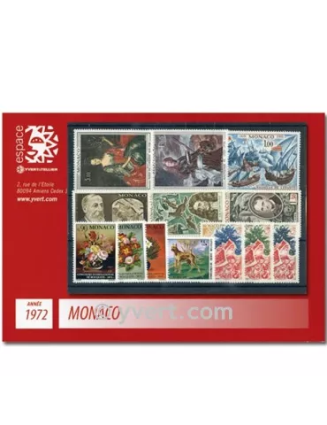 n° 867/915 - Timbre Monaco Année complète (1972)