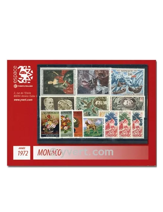 n° 867/915 - Timbre Monaco Année complète (1972)
