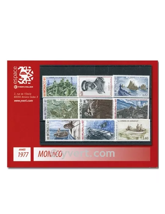 n° 1079/1124 - Timbre Monaco Année complète (1977)