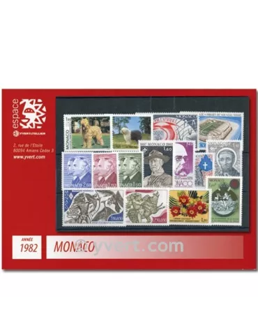 n° 1306/1358 - Timbre Monaco Année complète (1982)