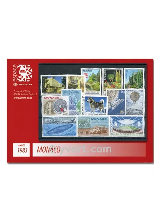 n° 1359/1403 - Timbre Monaco Année complète (1983)
