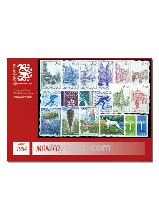 n° 1404/1455 - Timbre Monaco Année complète (1984)