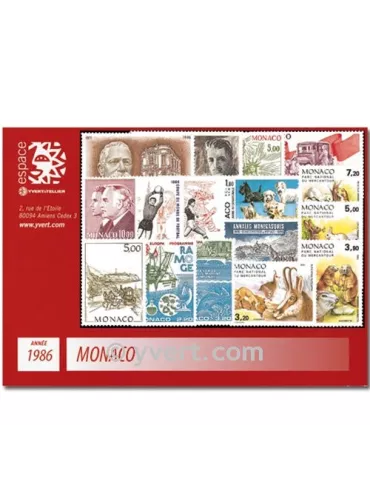 n° 1510/1561 - Timbre Monaco Année complète (1986)