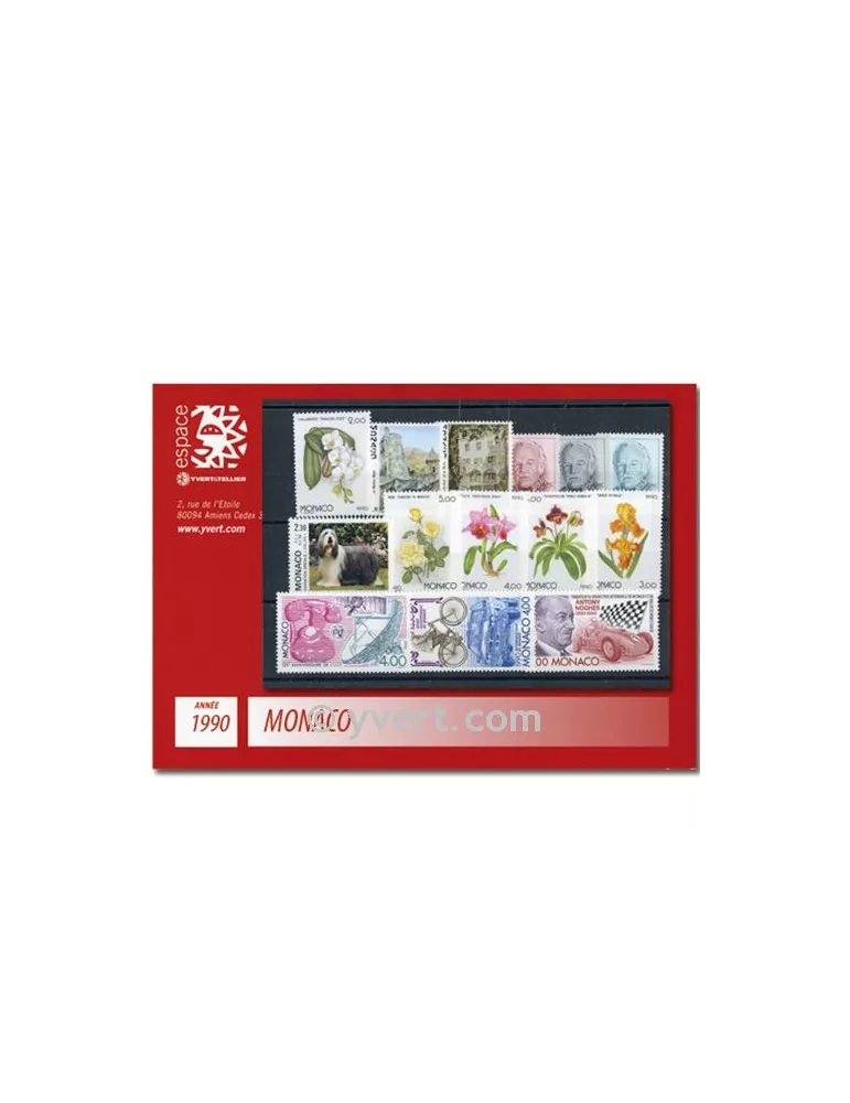 n° 1705/1752 - Timbre Monaco Année complète (1990)