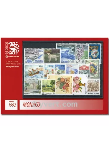 n° 1810/1853 - Timbre Monaco Année complète (1992)