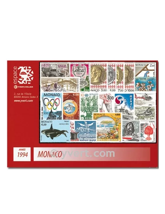 n° 1915/1970 - Timbre Monaco Année complète (1994)