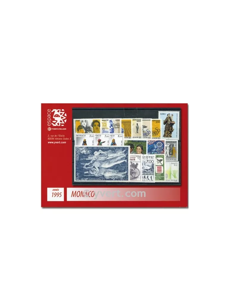 n° 1971/2025 - Timbre Monaco Année complète (1995)