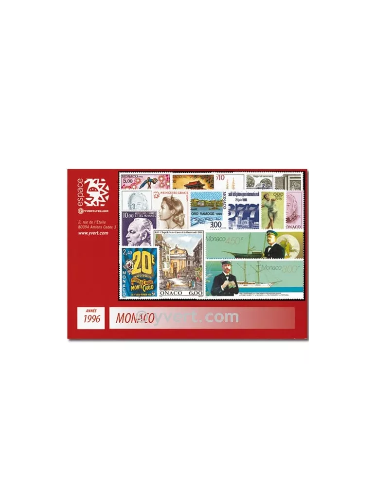n° 2026/2085 - Timbre Monaco Année complète (1996)