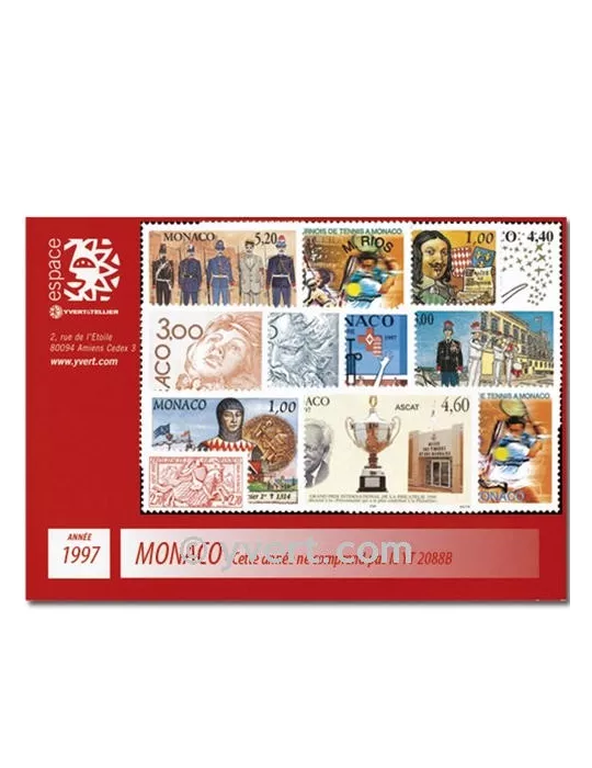 n° 2086/2145 - Timbre Monaco Année complète (1997)