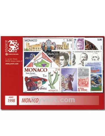 n° 2146/2185 - Timbre Monaco Année complète (1998)