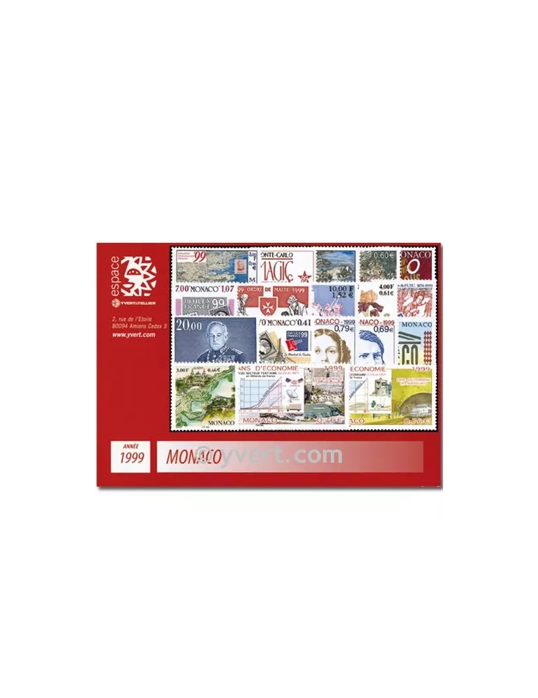 n° 2186/2229 - Timbre Monaco Année complète (1999)
