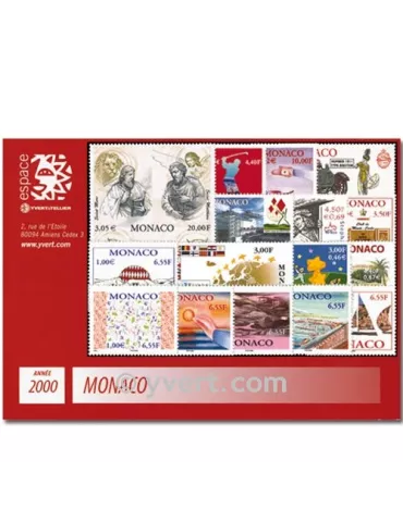 n° 2230/2294 - Timbre Monaco Année complète (2000)