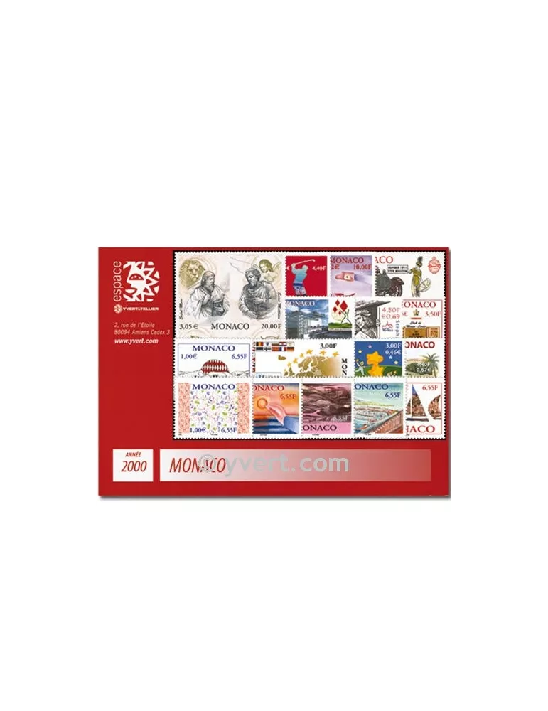 n° 2230/2294 - Timbre Monaco Année complète (2000)