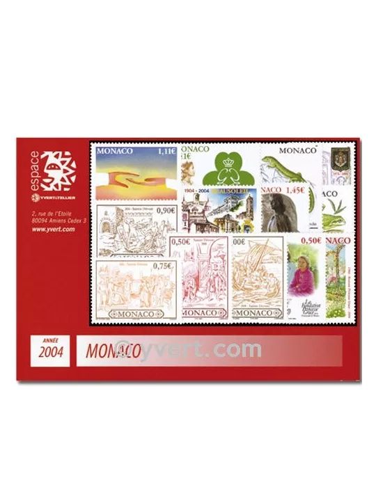 n° 2418/2478 - Timbre Monaco Année complète (2004)