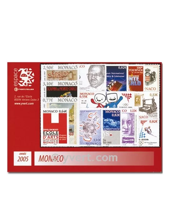 n° 2479/2527 - Timbre Monaco Année complète (2005)