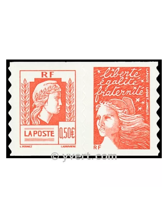 n° P43 - Timbre France Autoadhésifs