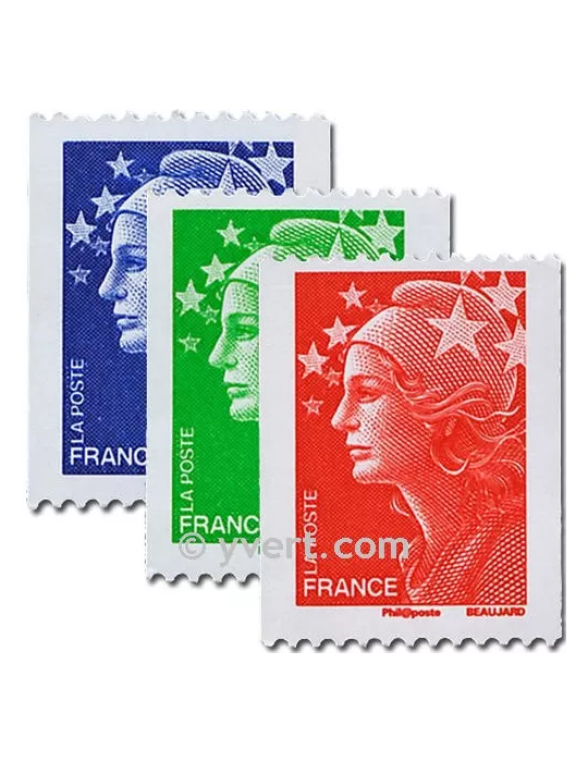 n° 219/221 - Timbre France Autoadhésifs
