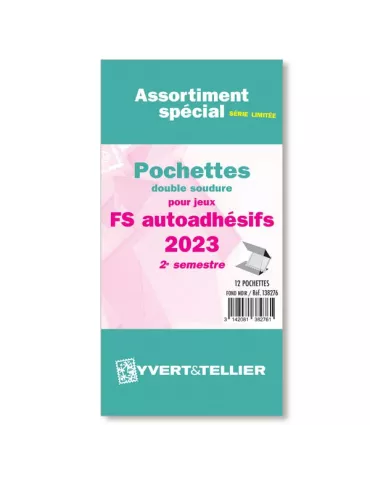 Assortiment de pochettes (double soudure) : 2023-2e sem. (Jeux Autoadhésifs)