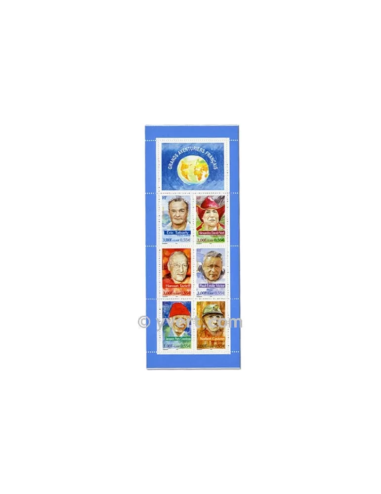 n° BC3348 - Timbre France Carnet Personnages célèbres
