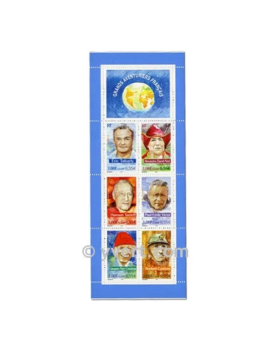 n° BC3348 - Timbre France Carnet Personnages célèbres