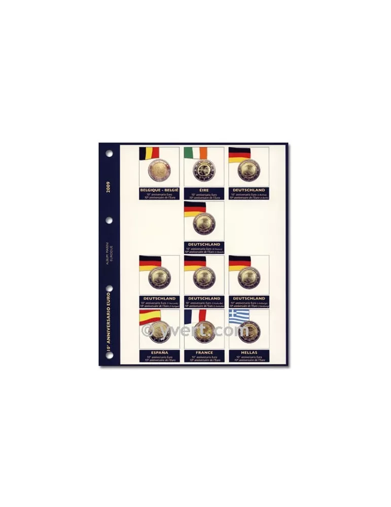 Recharges 2 EUROS commémoratifs 2009 (UEM) - MARINI®