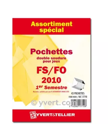 Assortiment de pochettes (double soudure) : 2010-1er semestre