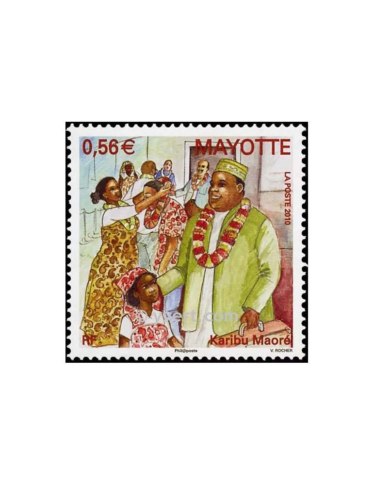 n° 232 - Timbre Mayotte Poste
