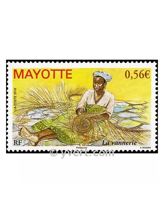 n° 233 - Timbre Mayotte Poste