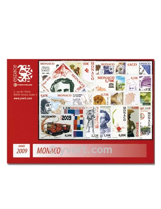 n° 2658/2717 - Timbre Monaco Année complète (2009)