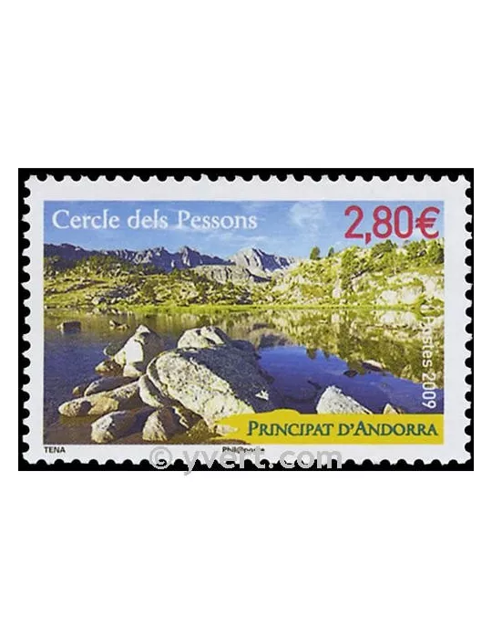 n° 676 - Timbre Andorre Poste