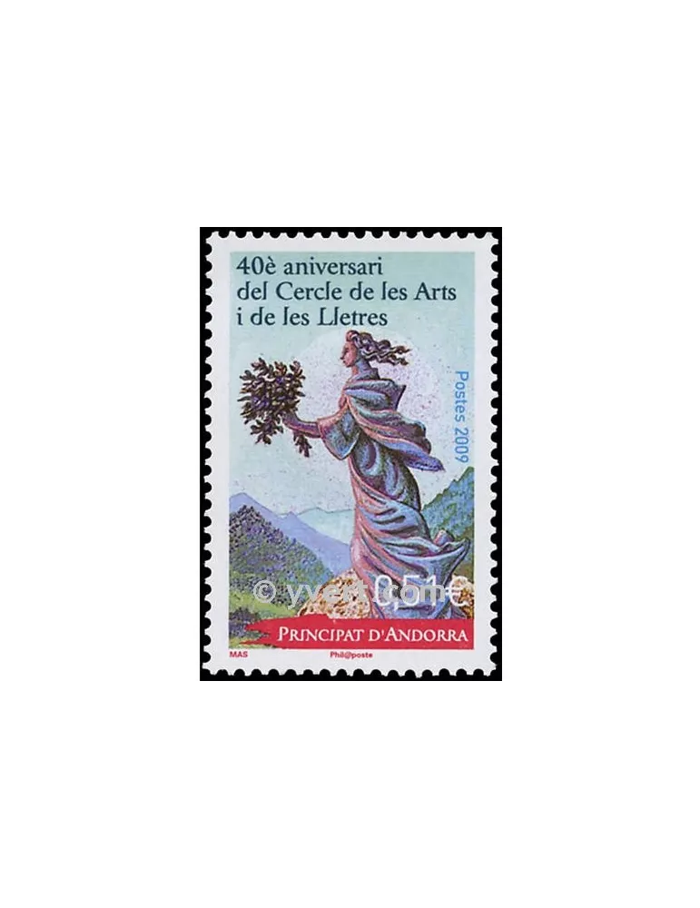 n° 678 - Timbre Andorre Poste