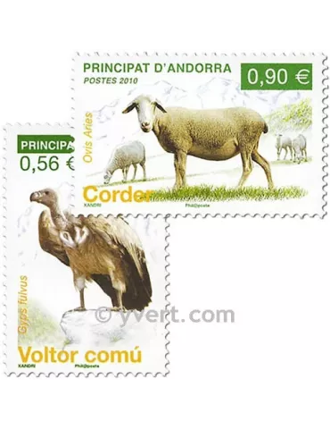 n° 690/691 - Timbre Andorre Poste
