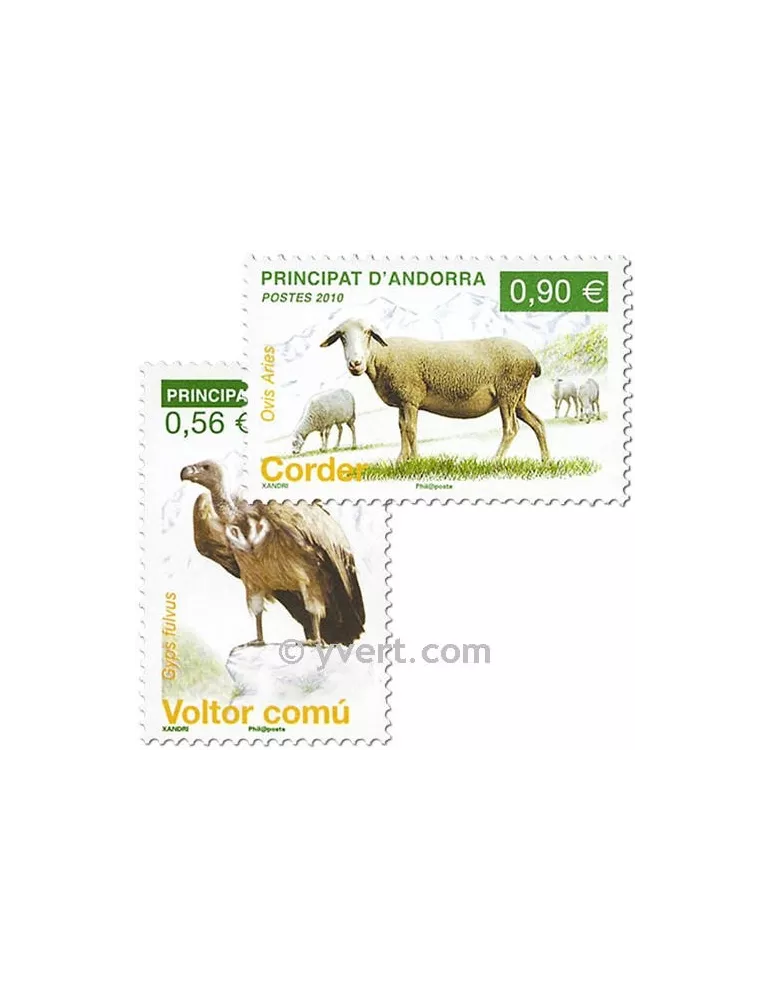 n° 690/691 - Timbre Andorre Poste