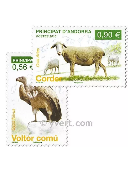 n° 690/691 - Timbre Andorre Poste