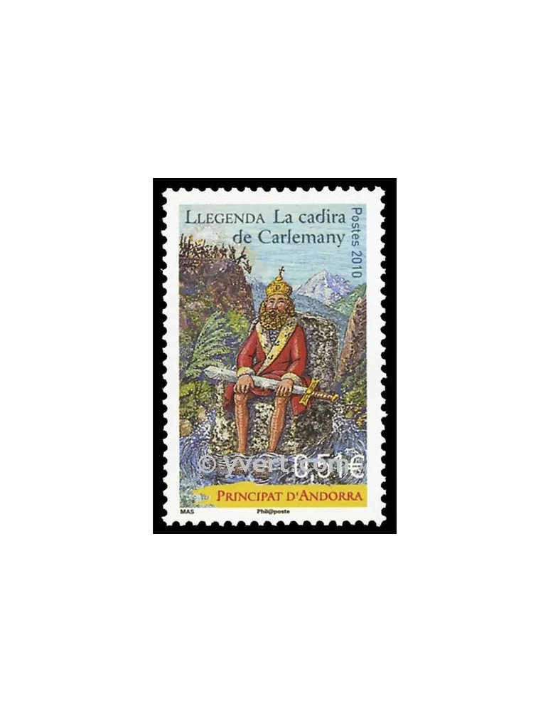 n° 693 - Timbre Andorre Poste