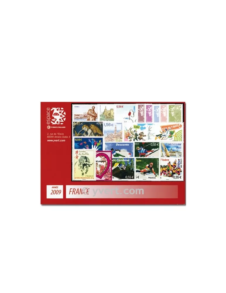 n° 4324/4430 - Timbre France Année complète (2009)